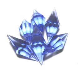 画像1: Sapphire Diamond Pendant 18*7mm
