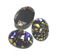 画像1: Back Opal Oval FB Stone 18*13mm