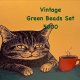 Vintage Green Beads Set