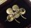 画像7: Antique Double Shamrock Brooch