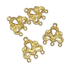 画像1: Brass Bow Connnector (4個入り) 