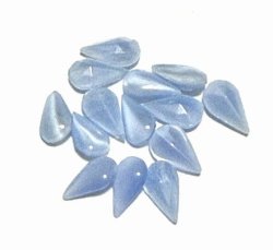 画像1: Lt.Blue Moonstone Drop 8*4.8mm  (10個入り）