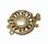 画像1: Vintage Pearl Clasp 18*23mm (1)