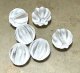 Frosted Crystal Melon Beads 10mm (5個入り)
