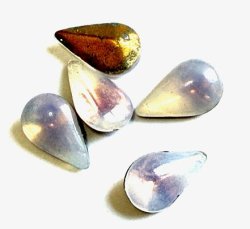画像1: Purple Sabrina Drop 13*7.8mm (5個入り）