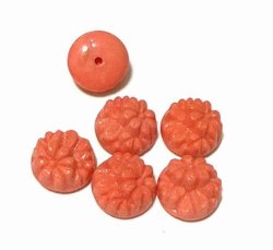 画像1: Coral Flower FB Stone 39ss (5個入り)
