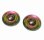画像1: Animal Eyes Vitrail Medium FB Round 14mm (1)