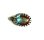 画像3: Antique Saphiret Oval (unfoiled、セット済み）12.5*10mm (3)