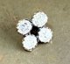 Antique Paste 4 Stones Button 