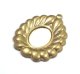 1ring Brass Oval Setting for 10*8mm