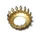 Brass Crown Setting(OB) for 18mm