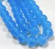 Aqua Swirl Glass Beads