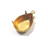 画像: 1ring Brass Pear Setting(CB) 15*11mm