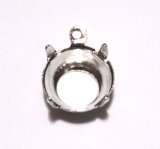 画像: 1ring Silver Plated Round Setting for 47ss(CB)