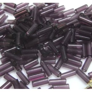 画像: Purple Bugle Beads