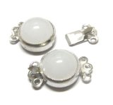 画像: White Round Clasp