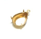 画像: 1ring Brass Drop 14*10mm(OB)