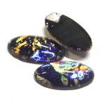 画像: Black opal Oval18*9mm