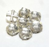 画像: Clear Rose Cut Rosemontee 7.5mm(2個入り)