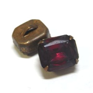 画像: Rose/Sapphire Octagon Stone 12×10mm(セット済み）