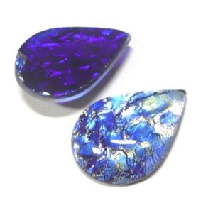 画像: Blue Opal Pear 30*22mm