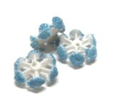 画像: Lt.Blue Sugered Specer Beads(4個入り)