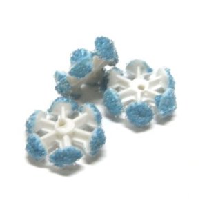 画像: Lt.Blue Sugered Specer Beads(4個入り)