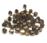 画像: Gold Bronz Bicone Beads 4mm(10個入り）