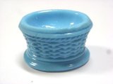 画像: Turquoise Blue Glass Flower Pot 