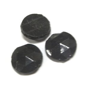 画像: 2hole Jet Nail Head Beads 13mm