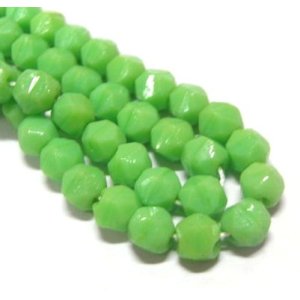 画像: Lt.Green English Cut Beads 4mm (10個入り）