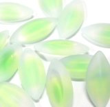 画像: Frosted Green Sabrina 15*7mm (5個入り）