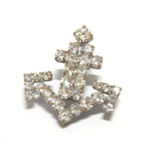 画像: Vintage Rhinestone Button 26*26mm