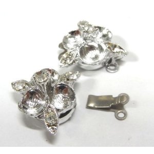 画像: Rhinestone Clasp for 2strands