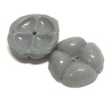 画像: Puffy Gray Sew on Beads 13mm