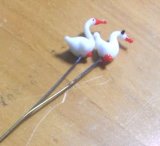 画像: White Duck Wired Beads