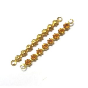 画像: Topaz Rhinestone Bar 35*3mm