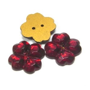 画像: Red Flower Beads