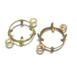 画像: 2ring Brass Channel Setting for 39ss