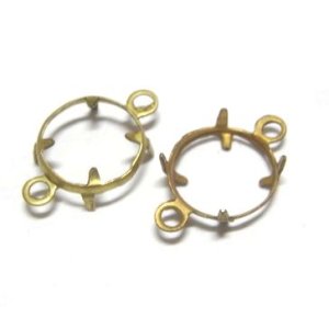 画像: 2ring Brass Channel Setting for 39ss