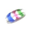 画像1: Iris Glass Oval 13.7*6.5mm