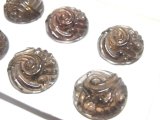 画像: Smoke Topaz Round Button 13mm