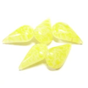 画像: Yellow Spot Drop 13*8mm(5個入り）