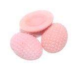 画像: Textured Pink Oval 18*13mm