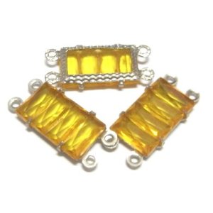 画像: Art Deco Topaz Rectangle(セット済）