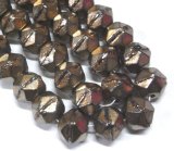 画像: Old Gold English Cut Beads 10mm(5個入り）