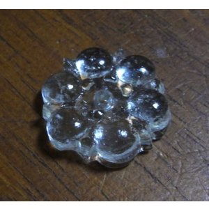 画像: Clear Flower Beads 28mm
