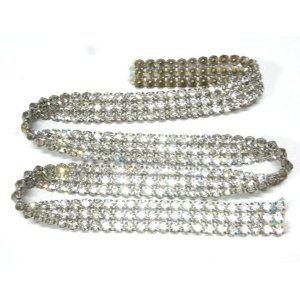 画像: Antique Rhinestone Trim (triple)