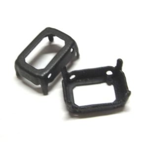 画像: Matte Black Octagon Sew on Setting for 14*10mm