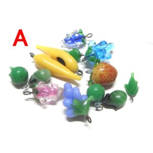 画像: Fruits Mix 1ring Beads 〔13個入り）